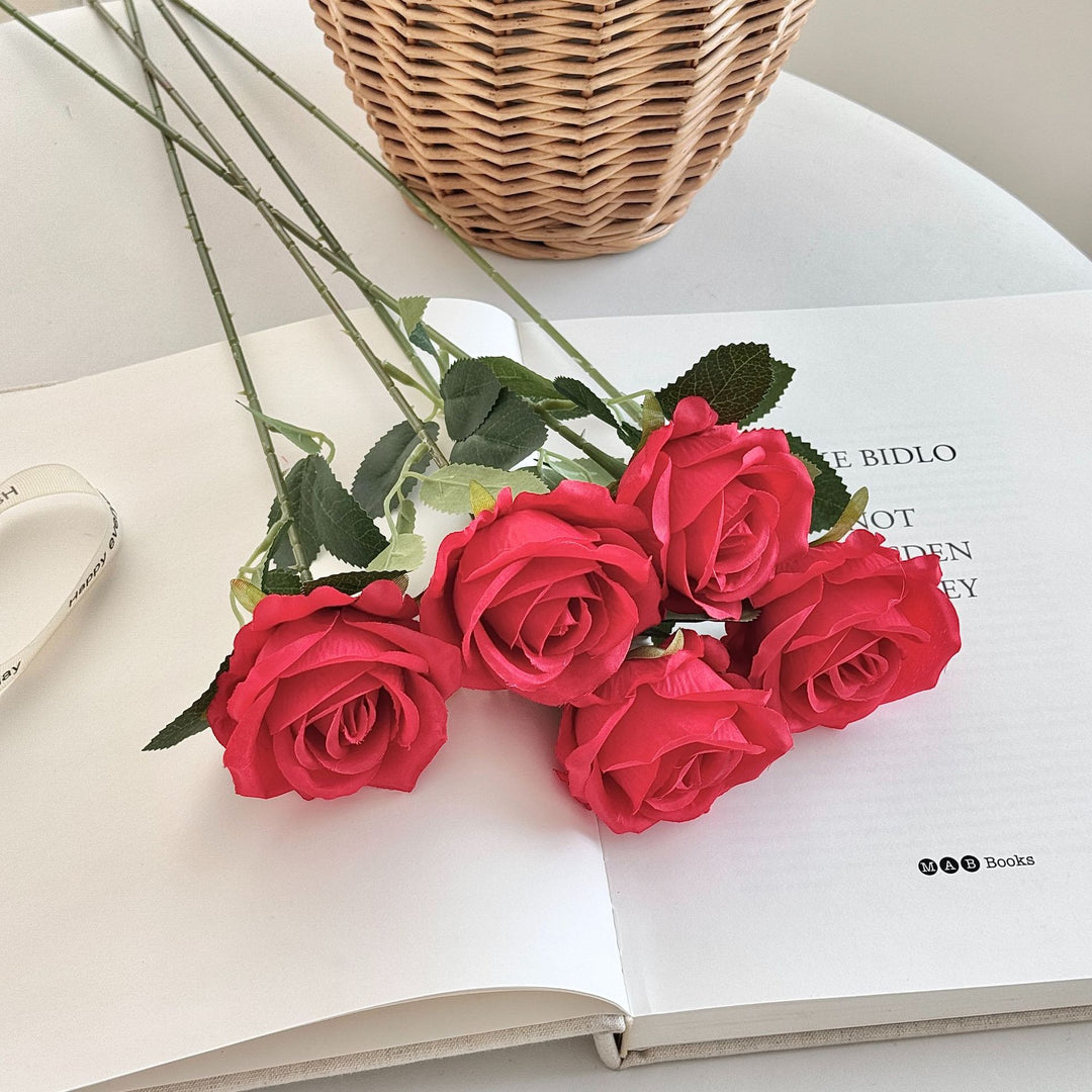 Premium Artificial Blue Rose Bouquet