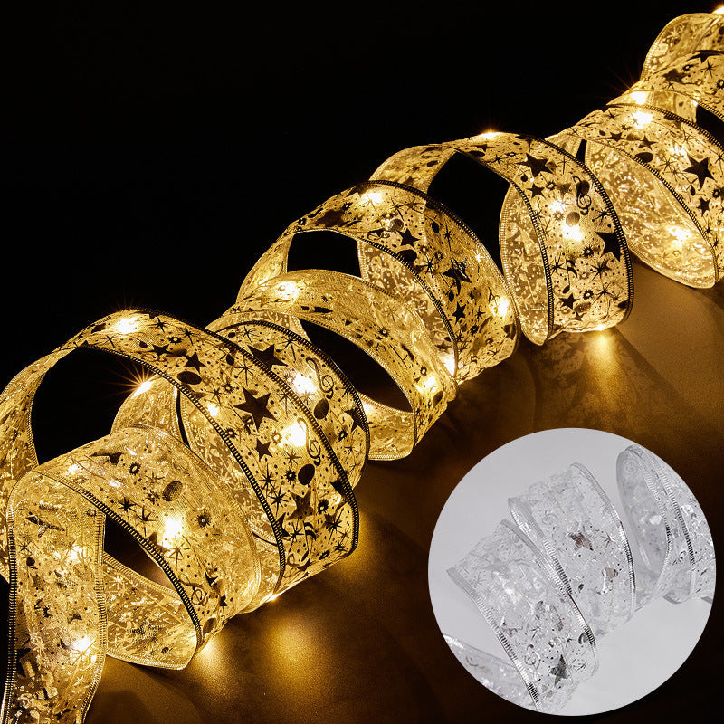 LED Decorative Ribbon with Festive Design