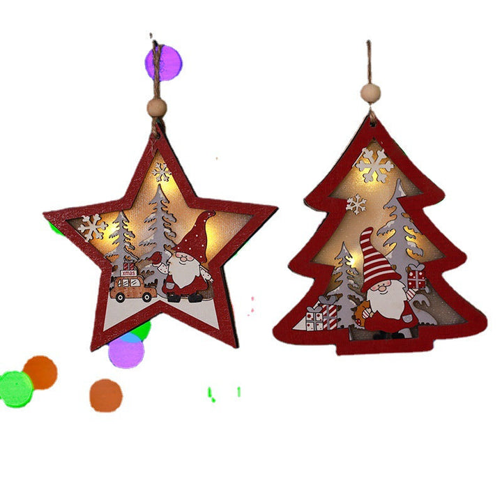 Christmas tree hanging decoration in star shape