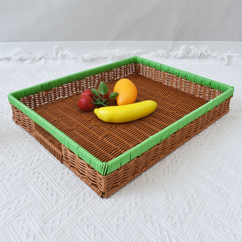 Multi-Functional Woven Serving Tray
