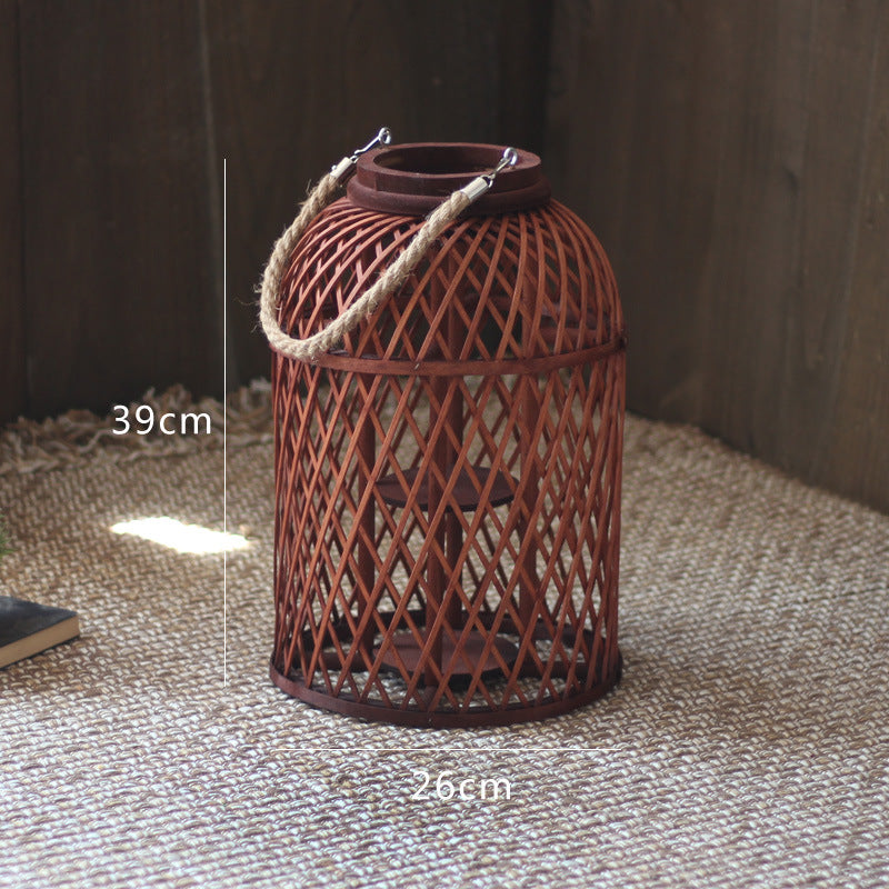 Handcrafted Rattan Lamp
