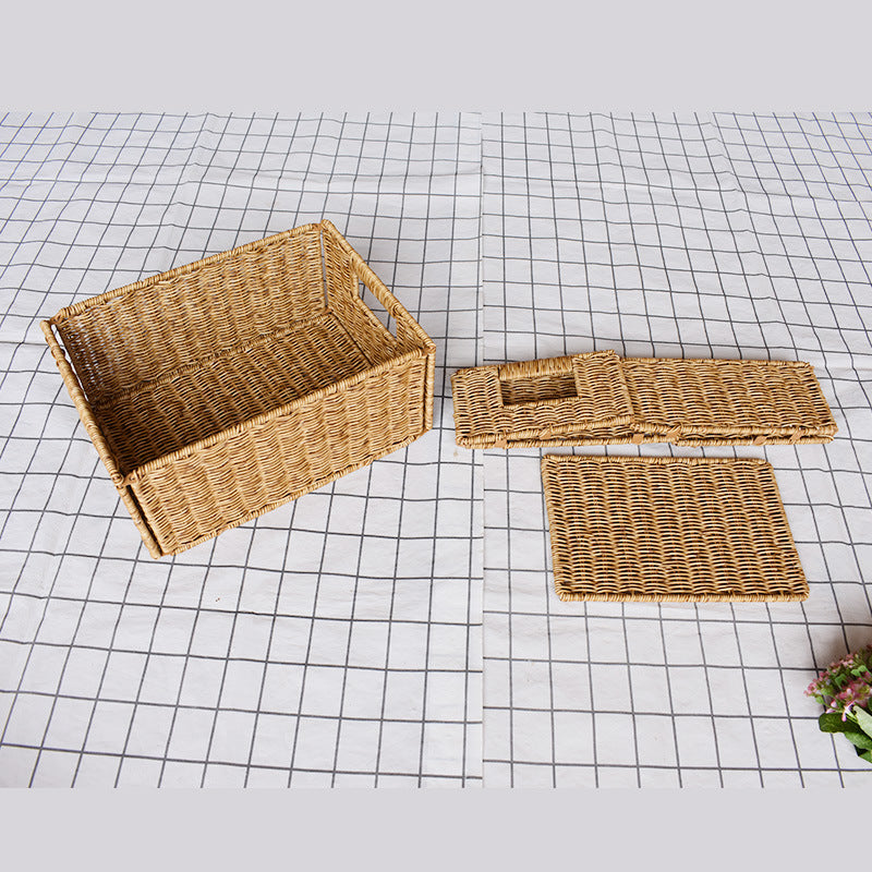 Versatile Handwoven Storage Basket Set