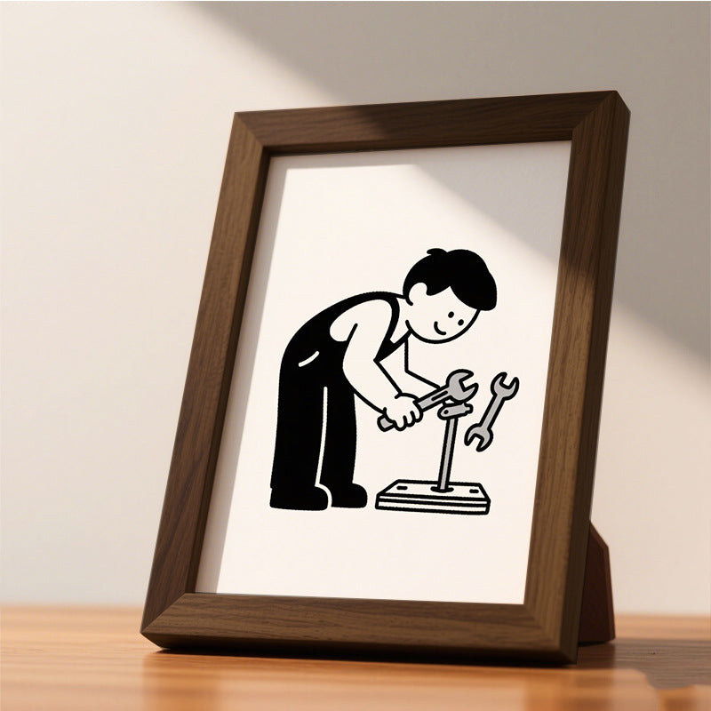 Whimsical Illustration Art Frame