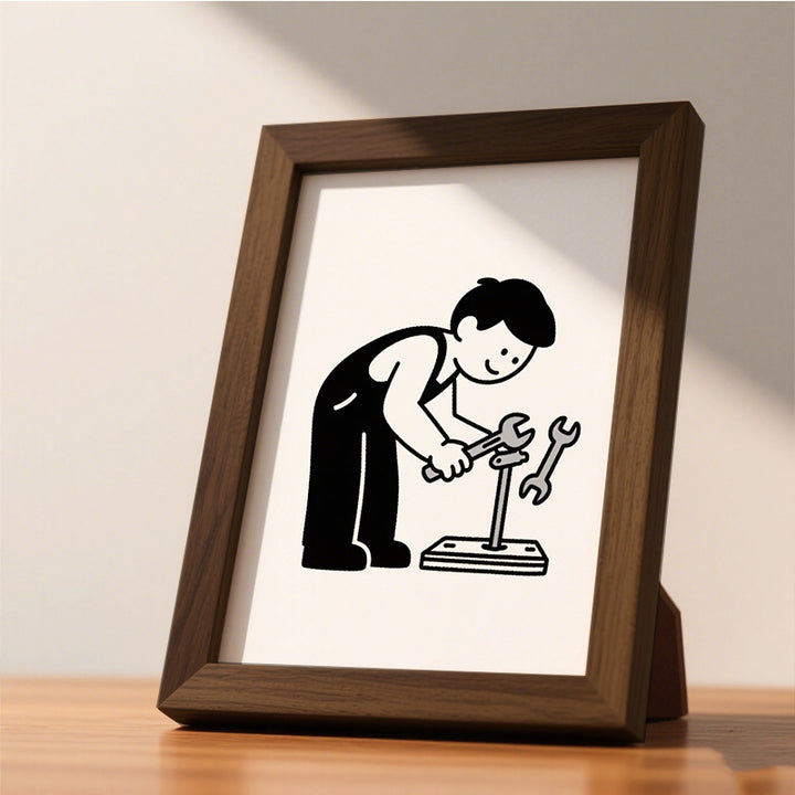 Whimsical Illustration Art Frame