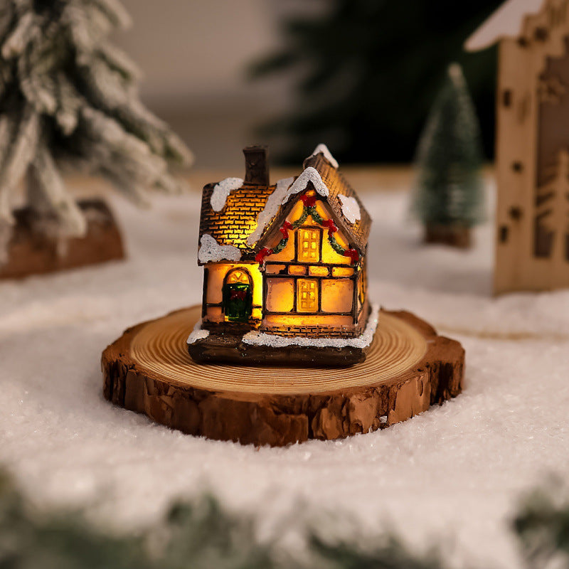 Illuminated Christmas tree decoration figure