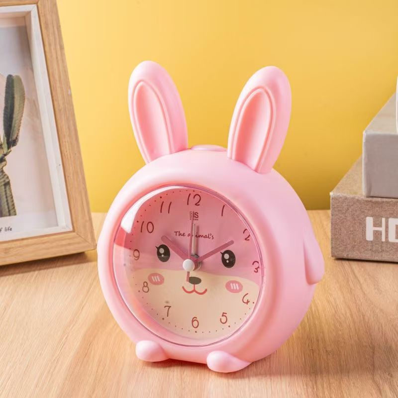 Funnier children's alarm clock in creative rabbit design