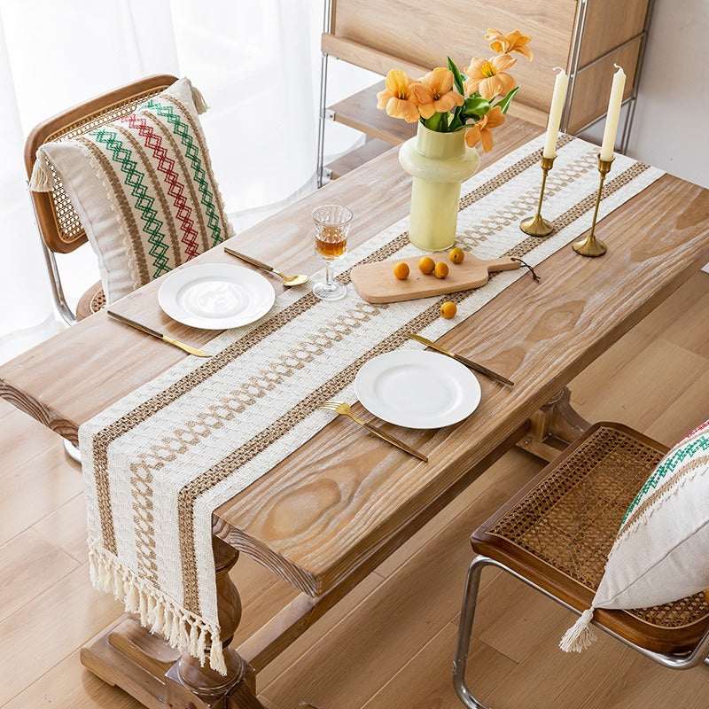 Woven Bohemian Table Runner