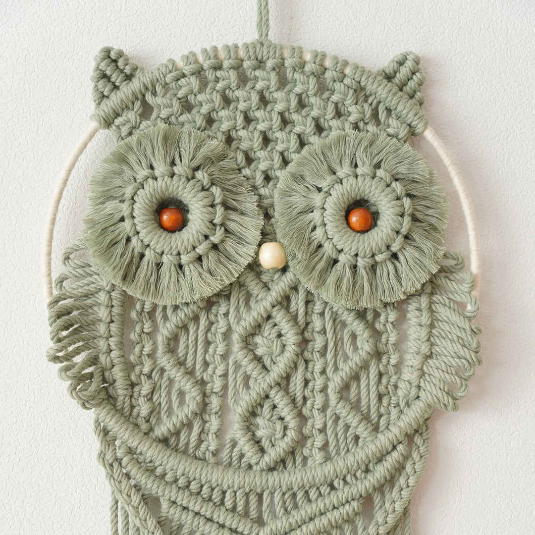 Decorative Owl Macrame Wall Hanging