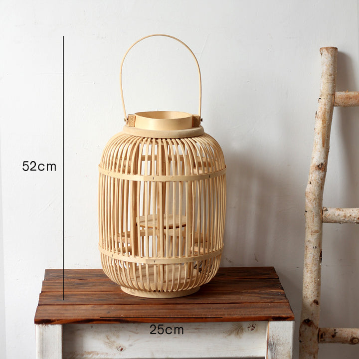 Decorative Lantern made of Rattan