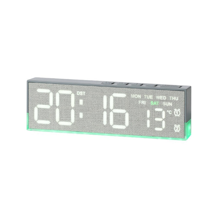 Digital alarm clock with intelligent hygrometer function