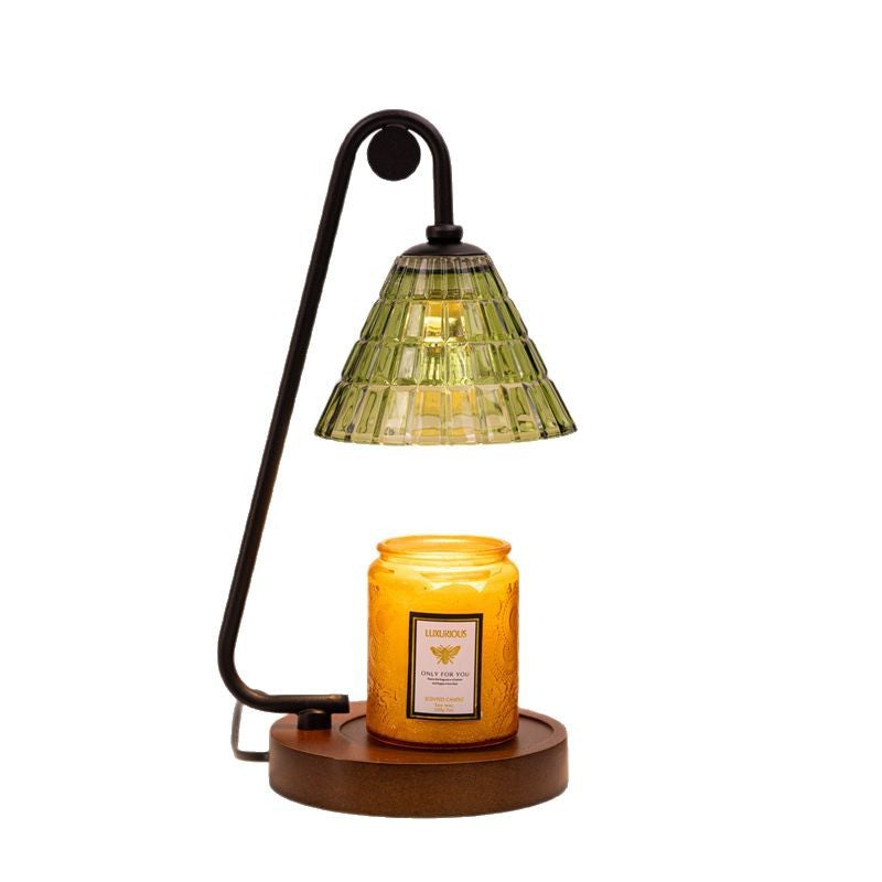 Industrial Style Glass Table Lamp