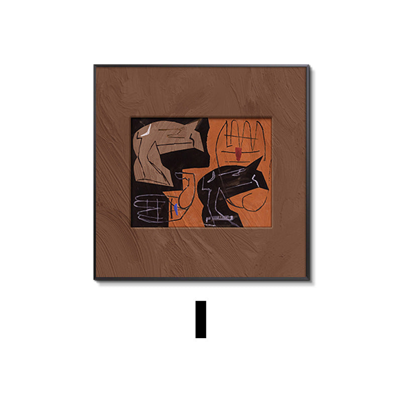Framed Abstract Botanical Wall Art