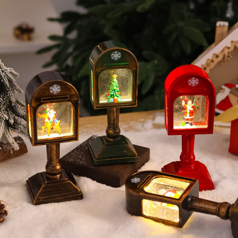 Nostalgic Christmas mailbox decoration