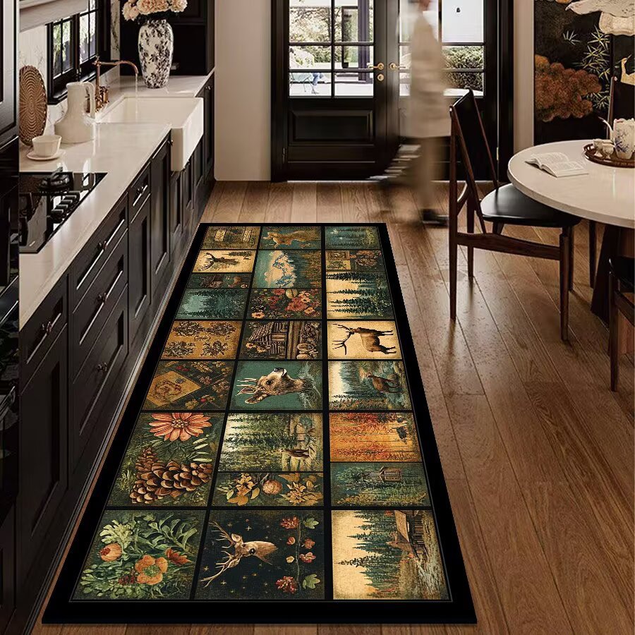 Rustic Outdoor Adventure Area Mat