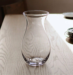Elegant Flowing Glass Vase