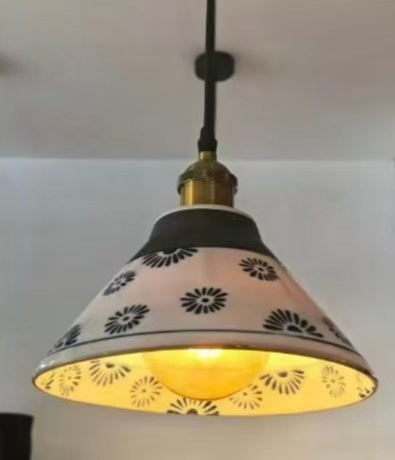 Vintage Circus-Style Pendant Lamp