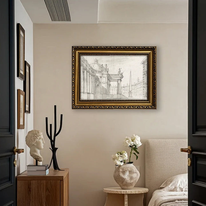 Classic Architectural Framed Wall Art