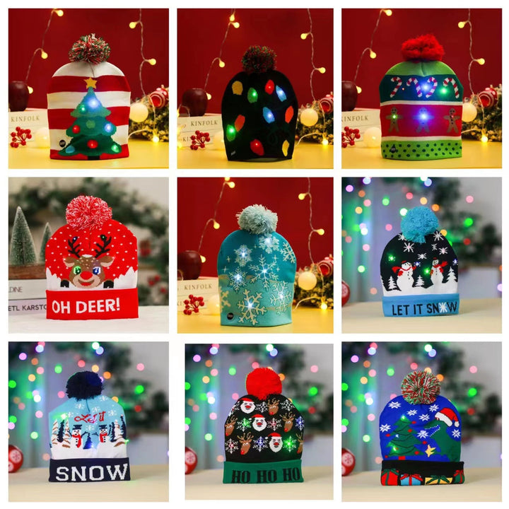 Funny Christmas hat with LED lights