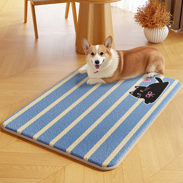 Cat-Themed Non-Slip Bath Mat for Bathroom