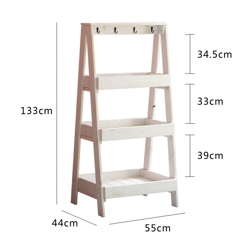Wooden shelf