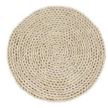 Round braided rug