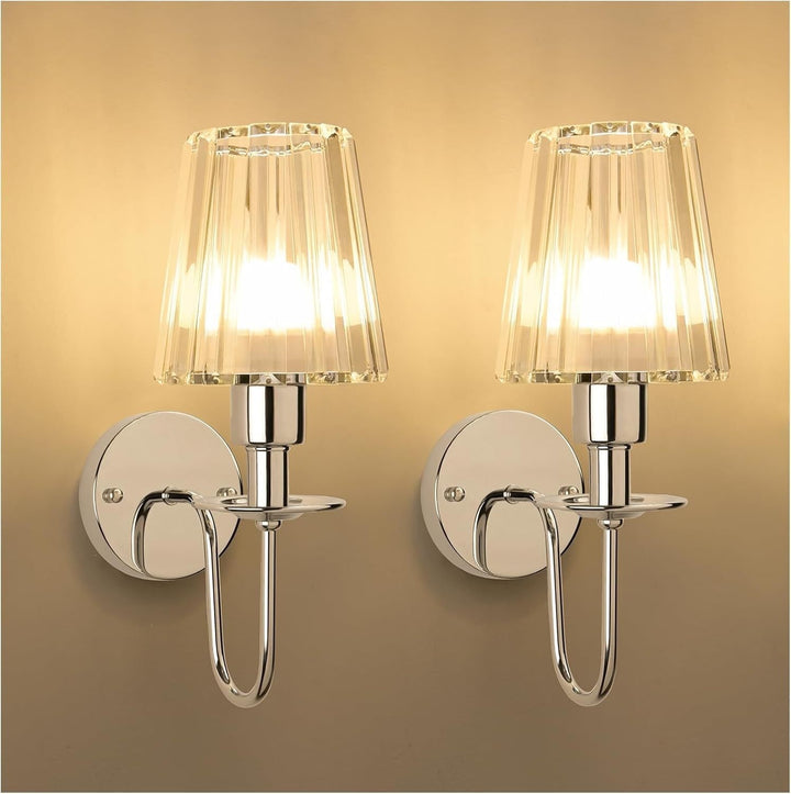 Crystal accent wall light