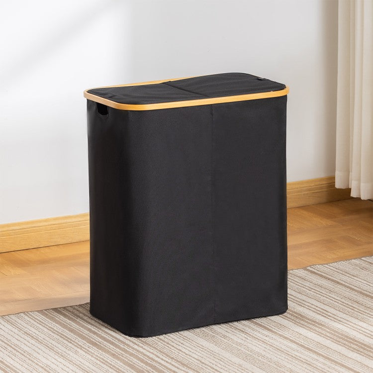 High-quality laundry basket with lid and handle