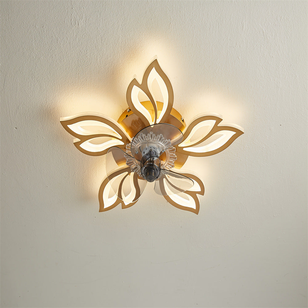 Floral Ceiling Fan Light Fixture