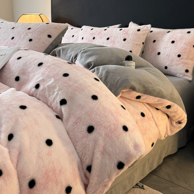 Luxurious Faux Fur Duvet Cover Set
