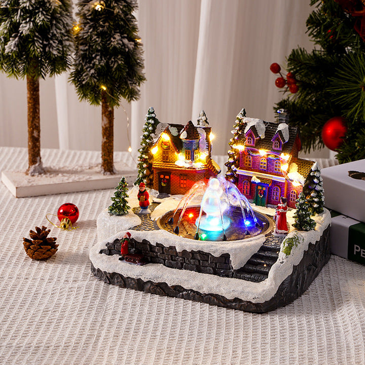 Christmas Village with Lighting