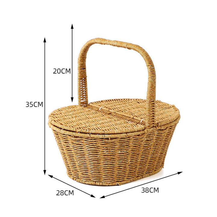 Woven Picnic Basket