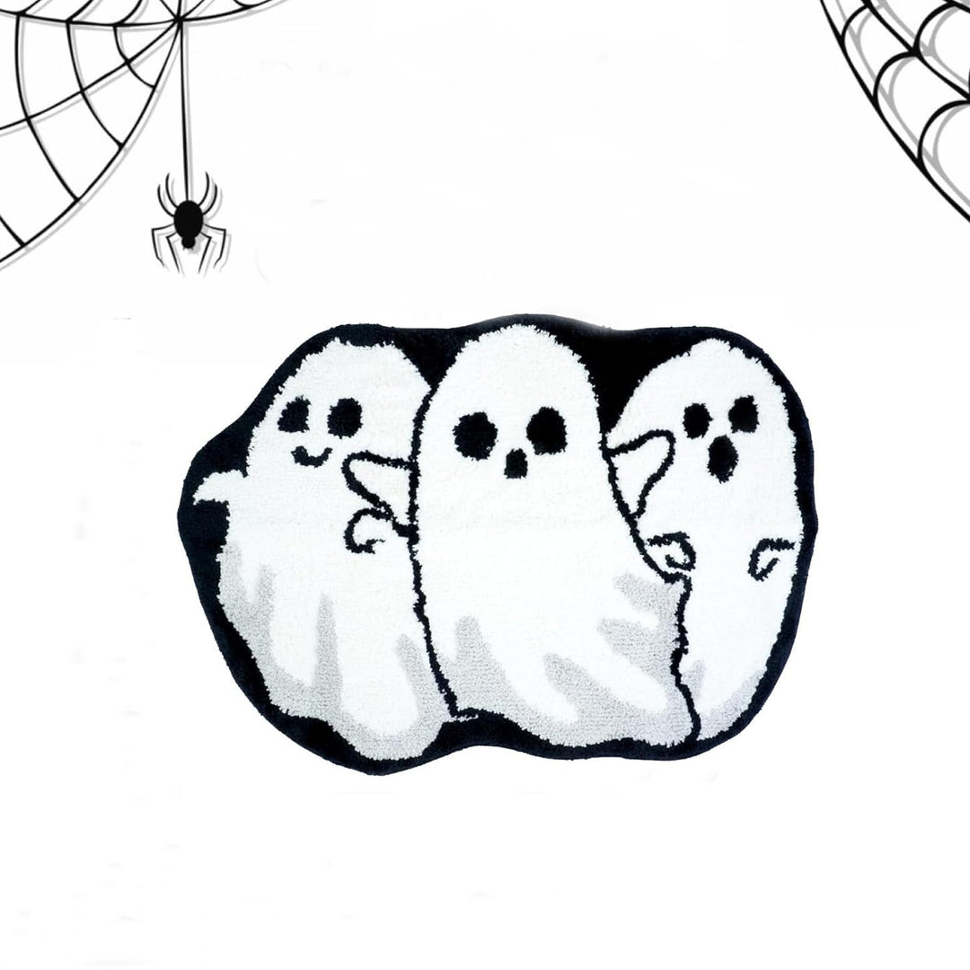 Halloween-Themed Ghost Bath Mat