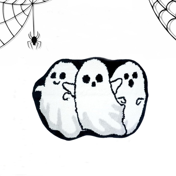 Halloween-Themed Ghost Bath Mat