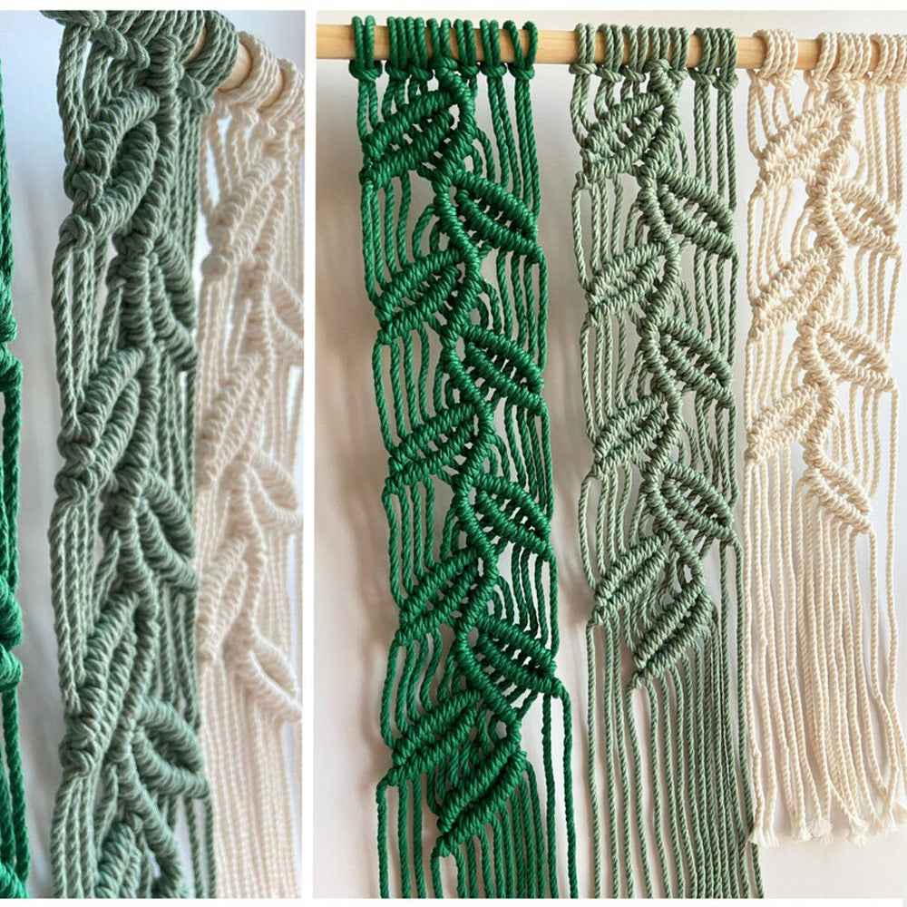 Leaf Pattern Macrame Wall Hanging