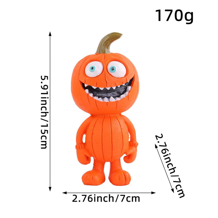 Funny Halloween Pumpkin Figure