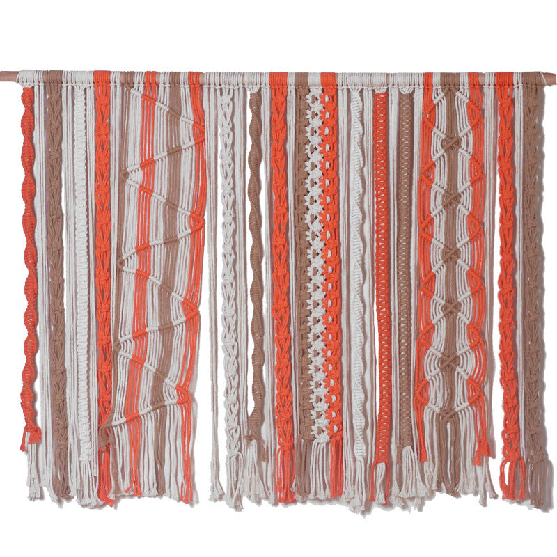 Wall hanging made of woven material