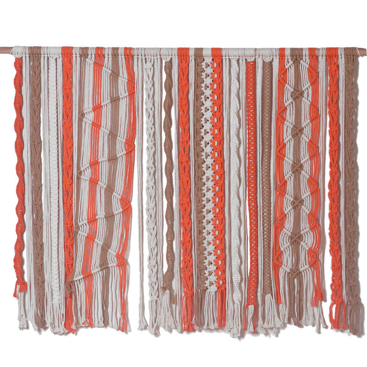 Wall hanging made of woven material