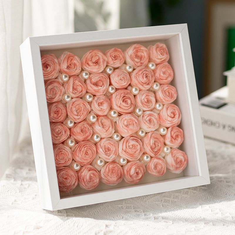 Floral Shadow Box Art