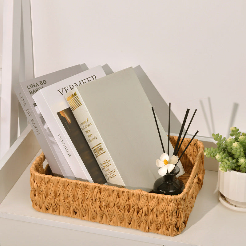 Natural Fiber Woven Storage Basket