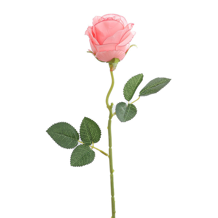 Artificial rose branch with realistic appearance