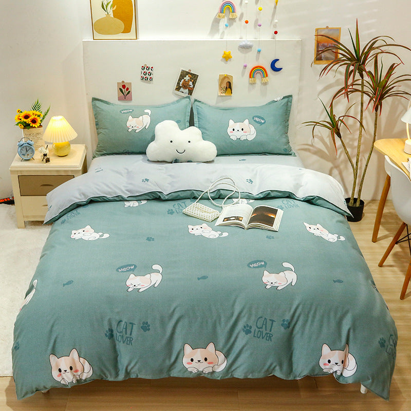 Fun Cartoon-Themed Duvet Cover Set