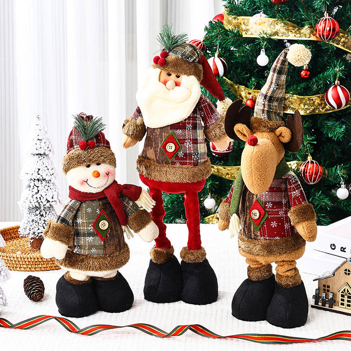 Cute Christmas decoration figure in reindeer look