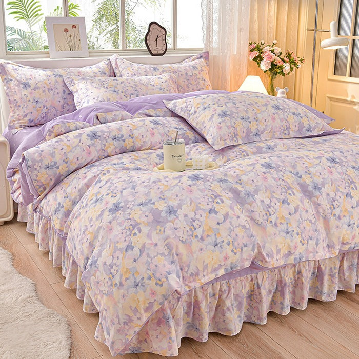 Floral Design Comforter Set