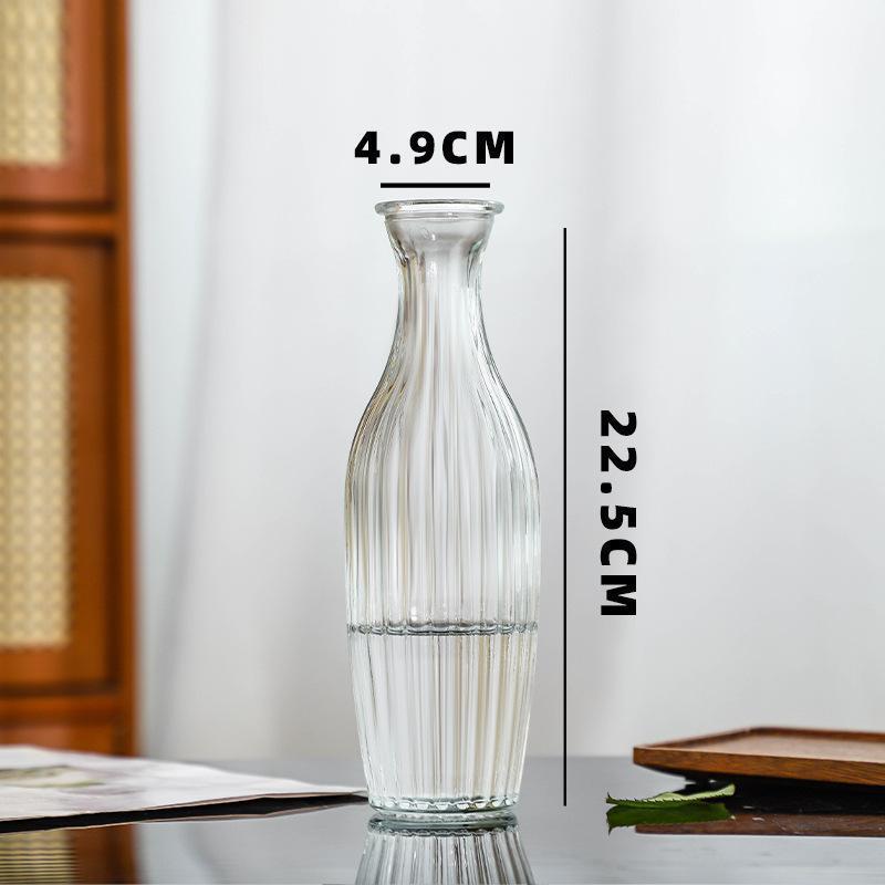 Premium Textured Glass Beverage Container