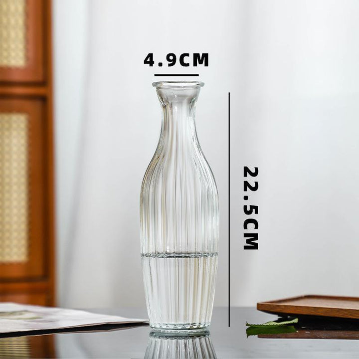 Premium Textured Glass Beverage Container
