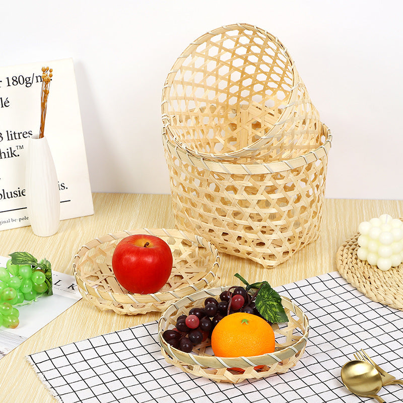 Decorative Handwoven Serving Tray