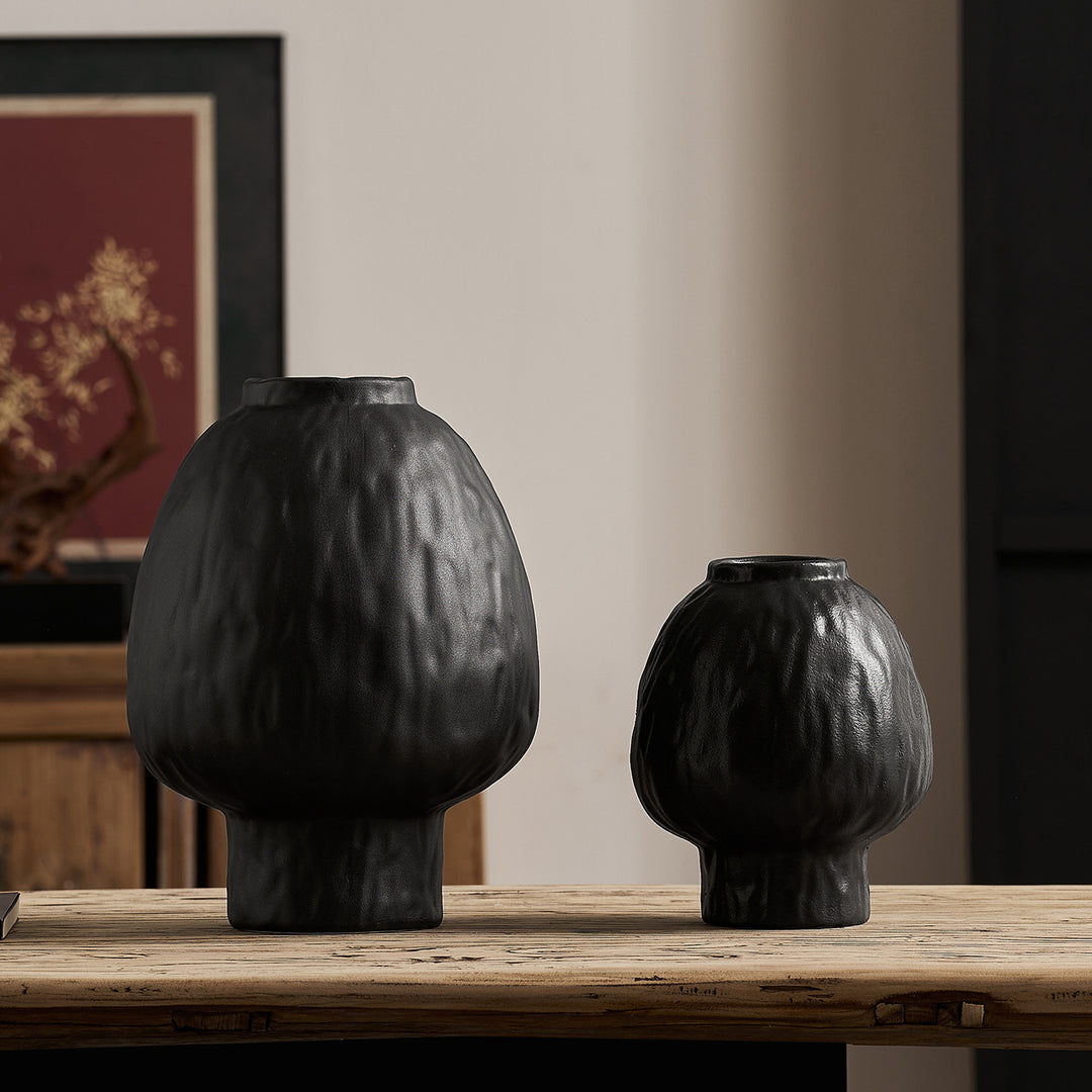 Decorative ceramic vase in modern design