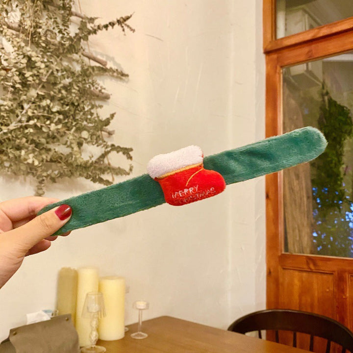 Creative Christmas wristband with snowman design