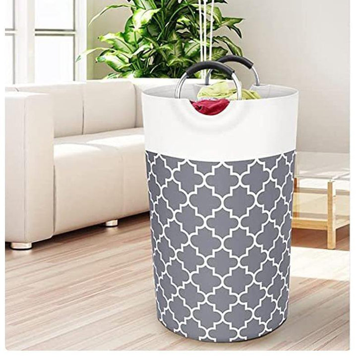 Stylish storage bucket with handles
