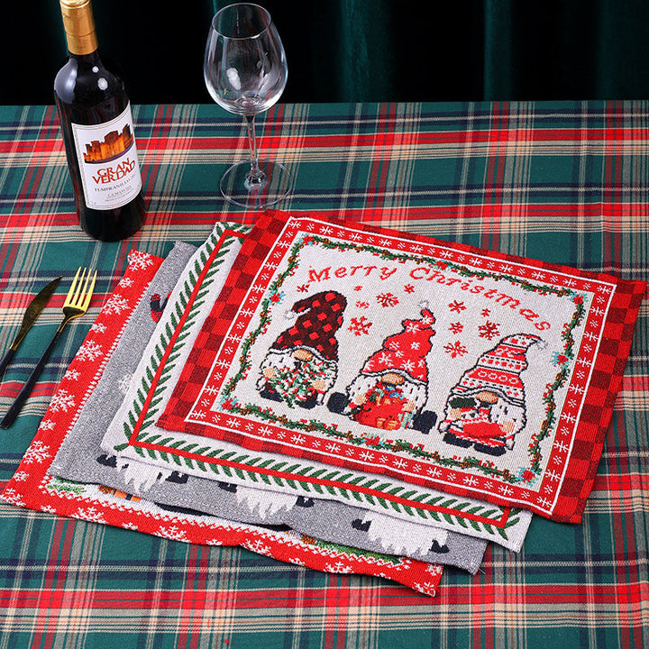 Festive tablecloth with Christmas pattern